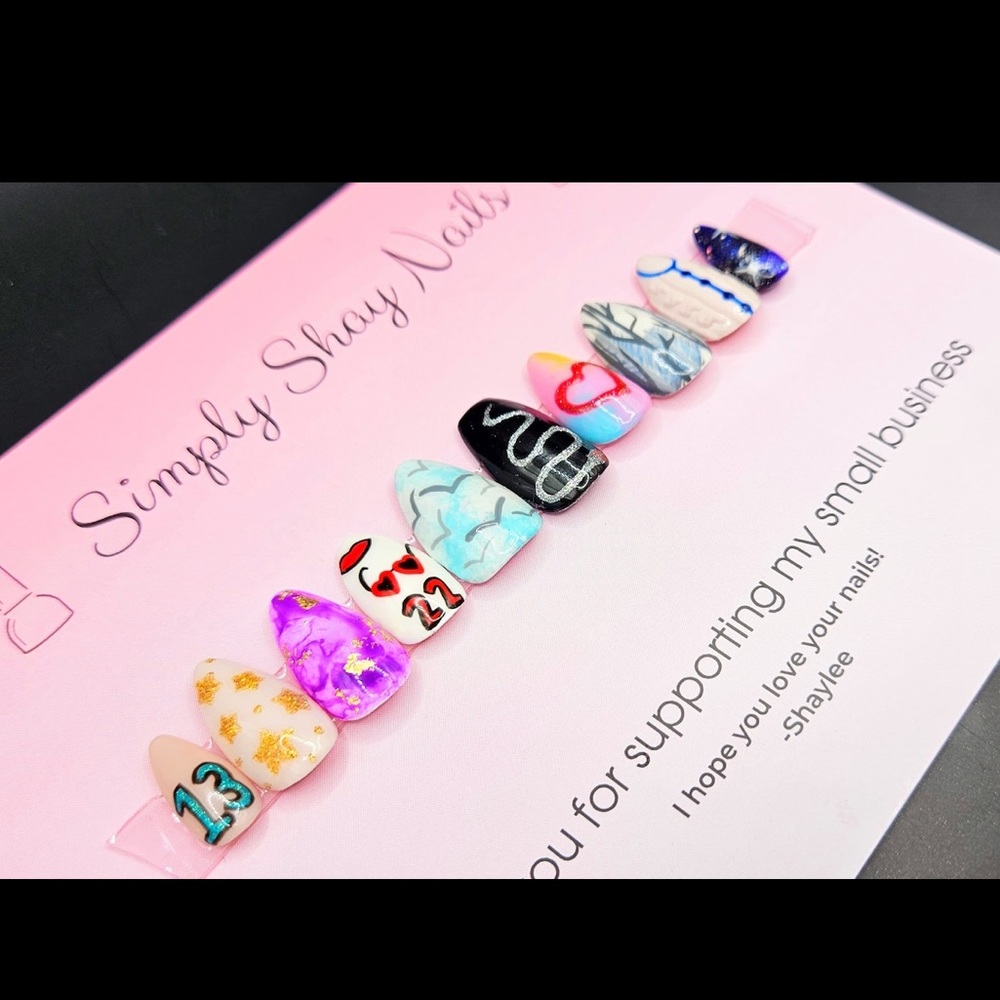 Taylor Swift Eras Tour Press on Nails
